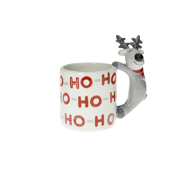 Mug Ho-Ho-Ho Renna Grigia Dolomite - 89893