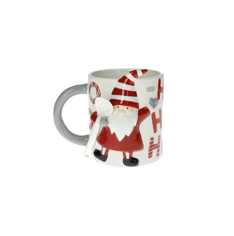 Mug Ho-Ho-Ho Santa Claus C/Cucchiaino Dolomite - 89894