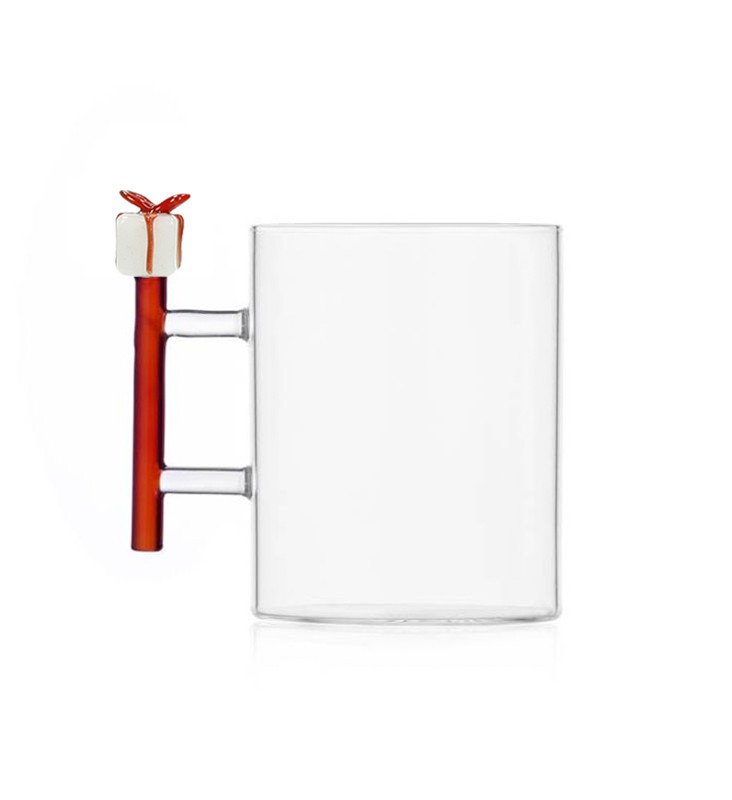 Mug W Il Natale Soggetti Natalizi Assortiti Set 2 Pz Vetro - 89992