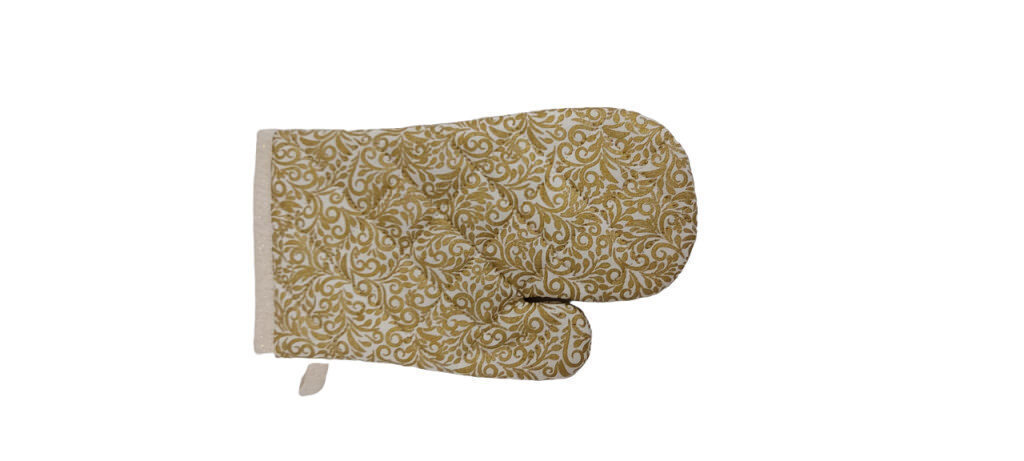 Guanto micro oro con piping chambray lurex - br229035