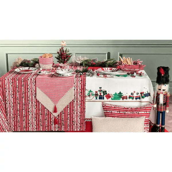 Tovaglia righe schiaccianoci - br229045 Tovaglia righe schiaccianoci - br229045