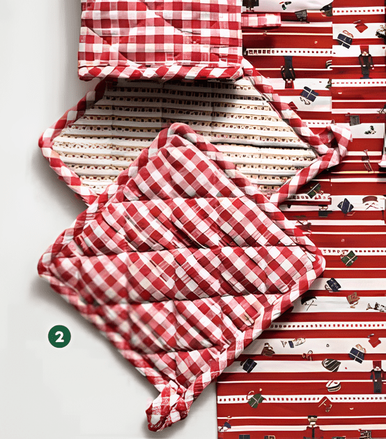 Set 2 presine un lato quadretti un lato corona - br229054