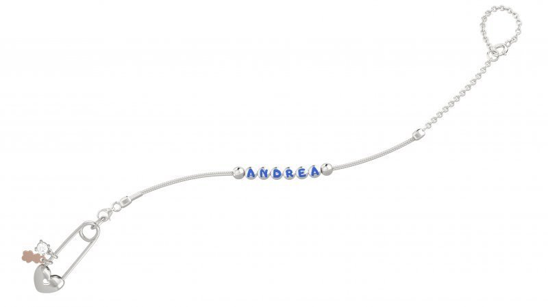 Spilla portaciuccio argento 925 - nan0268 Spilla portaciuccio argento 925 - nan0268