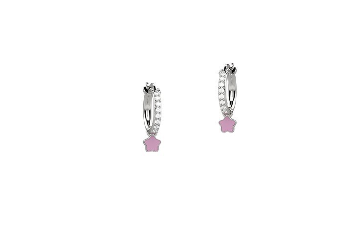 Orecchino cerchio zirconi argento 925 - nan0363 Orecchino cerchio zirconi argento 925 - nan0363