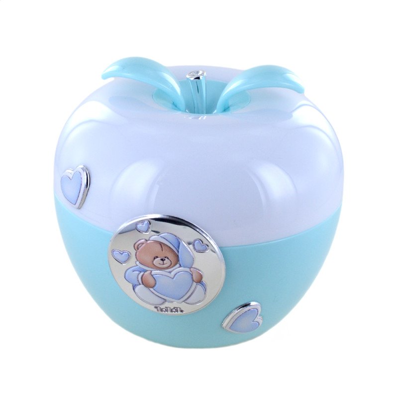 Lampada mela Tato Nanan da bambino colore azzurro - npo0011 Lampada mela Tato Nanan da bambino colore azzurro - npo0011