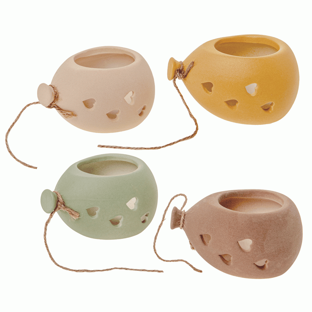 Terra balloon p/piante cm. 12 s/4 - 02a162