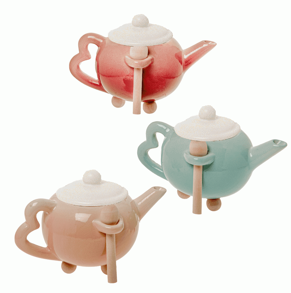 Stock lux tea pot cm. 14 h. 9 s/3 1/52nt - 02a197bia