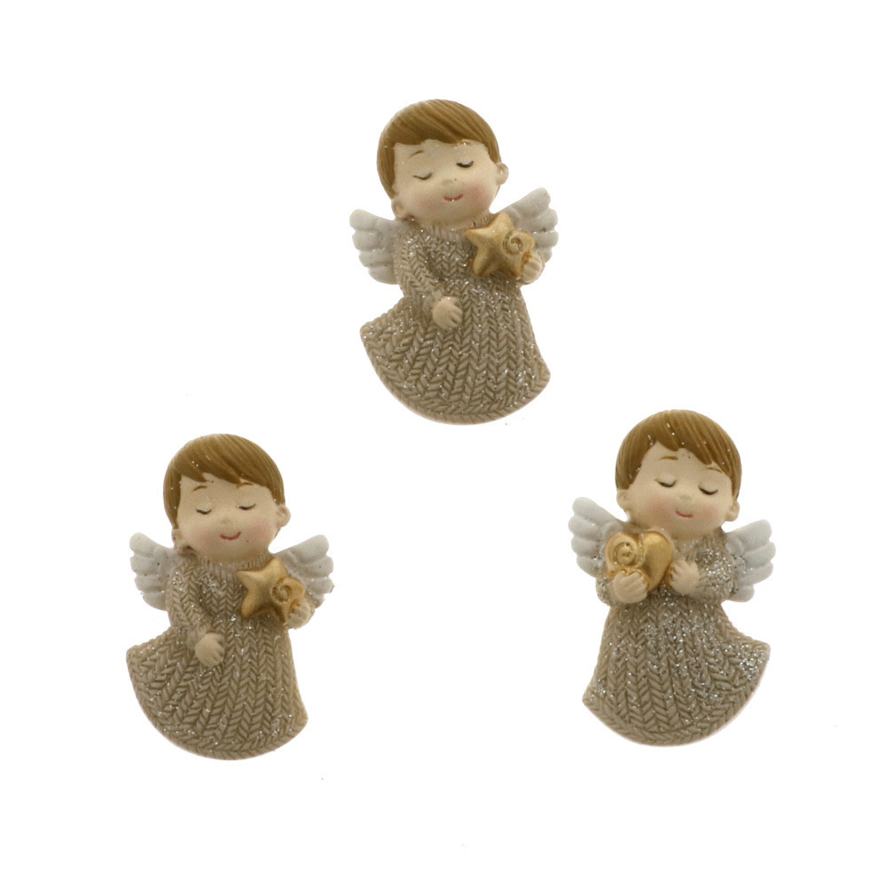 Luce angelo magnete 3 soggetti assortiti cm 5 - 049789 - 049789