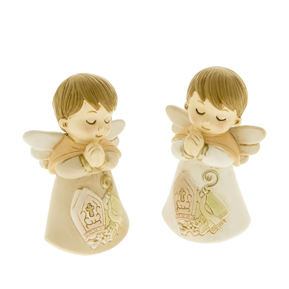 Tenero angelo/cresima h. 7 2 soggetti assortiti - 04a046 - 04a046
