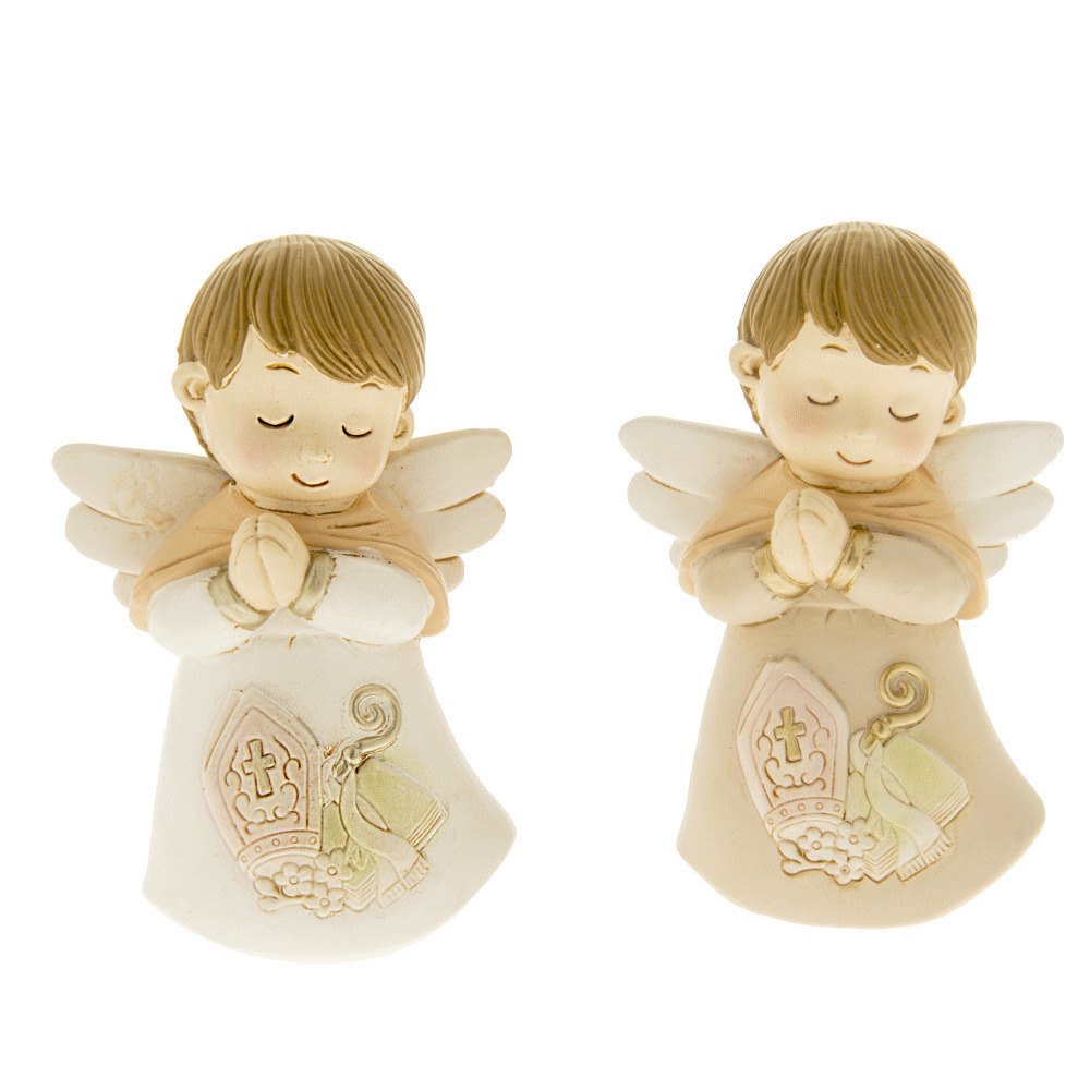 Tenero angelo/cresima h. 10 2 soggetti assortiti - 04a049 - 04a049