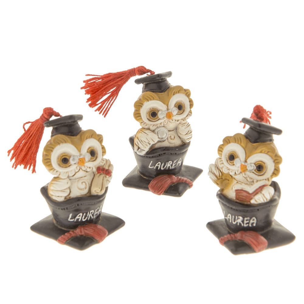 Doc gufo figurina h. 5 3 soggetti assortiti - 04a103 - 04a103