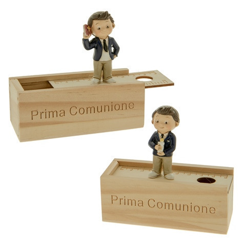 Boy comunione box 2 soggetti assortiti cm. 11 h. 10 - 04a276 - 04a276