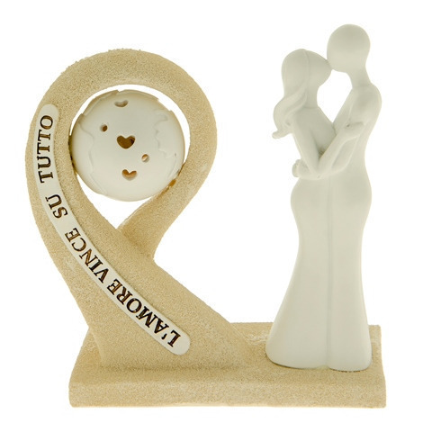 Anello coppia led cm. 14 h. 15 - 04a312 - 04a312