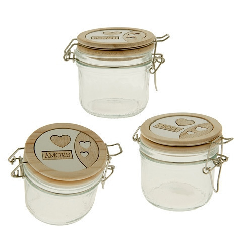 Madera barattolo 3 soggetti assortiti h. 8 - 07a059 - 07a059