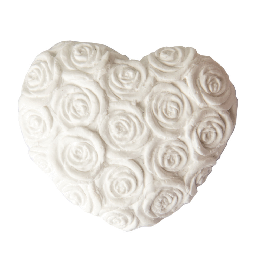 Gesso cuore 1000 fiori cm 3,5 - 08648 - 08648