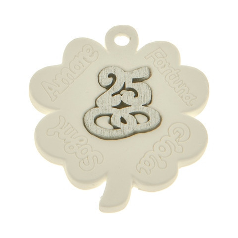 Gesso 25° quadrifoglio cm. 4 - 08a070 - 08a070