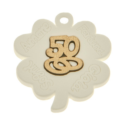 Gesso 50° quadrifoglio cm. 4 - 08a071 - 08a071