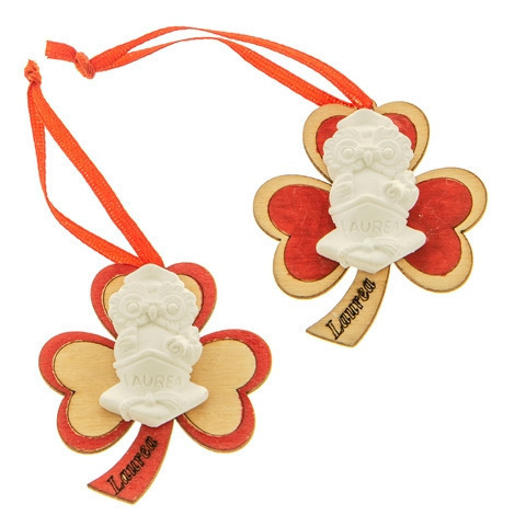 Gesso laurea lucky 2 soggetti assortiti cm 5,5 - 08a075 - 08a075