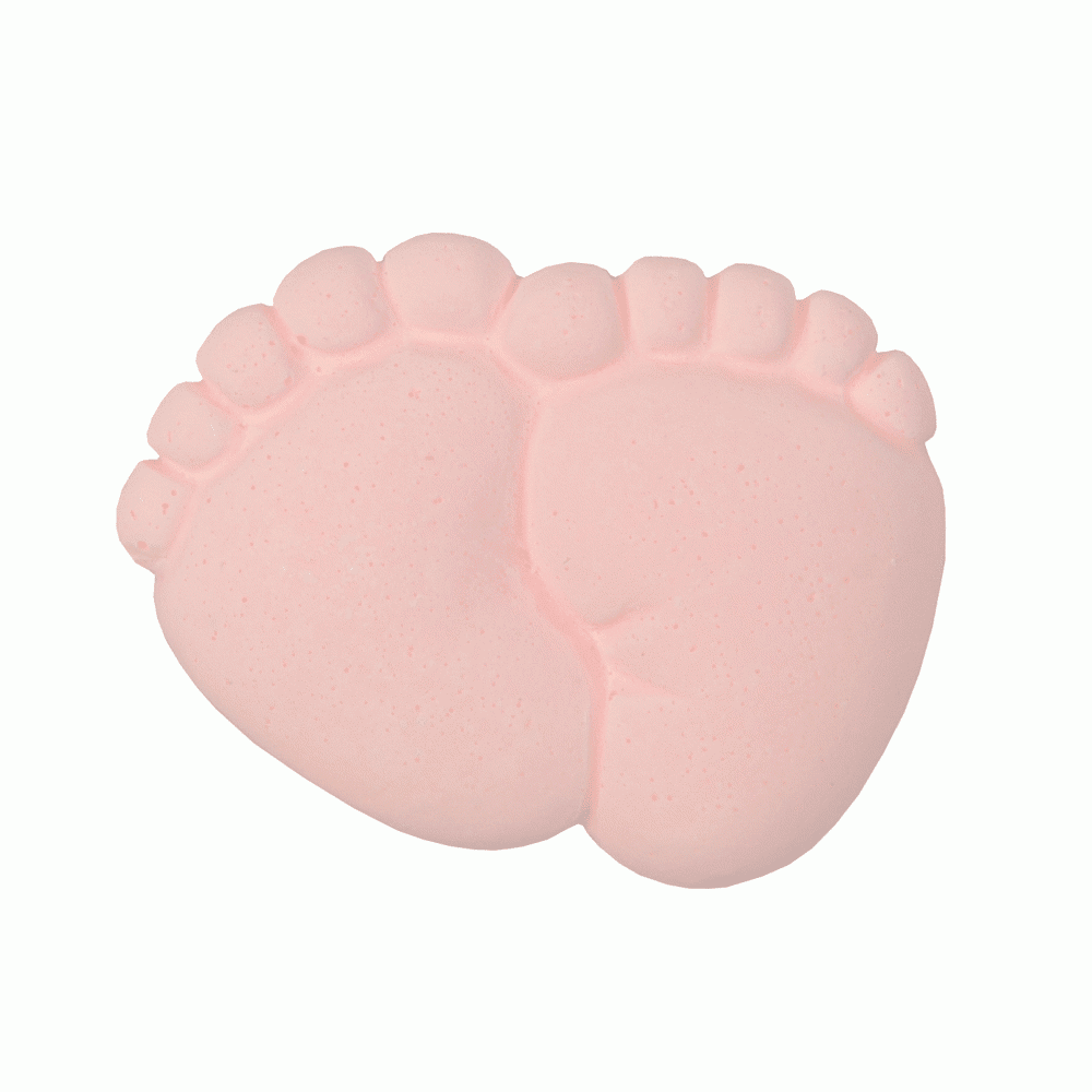 Gesso piedini rosa cm. 2,5 - 08a176 Gesso piedini rosa cm. 2,5 - 08a176