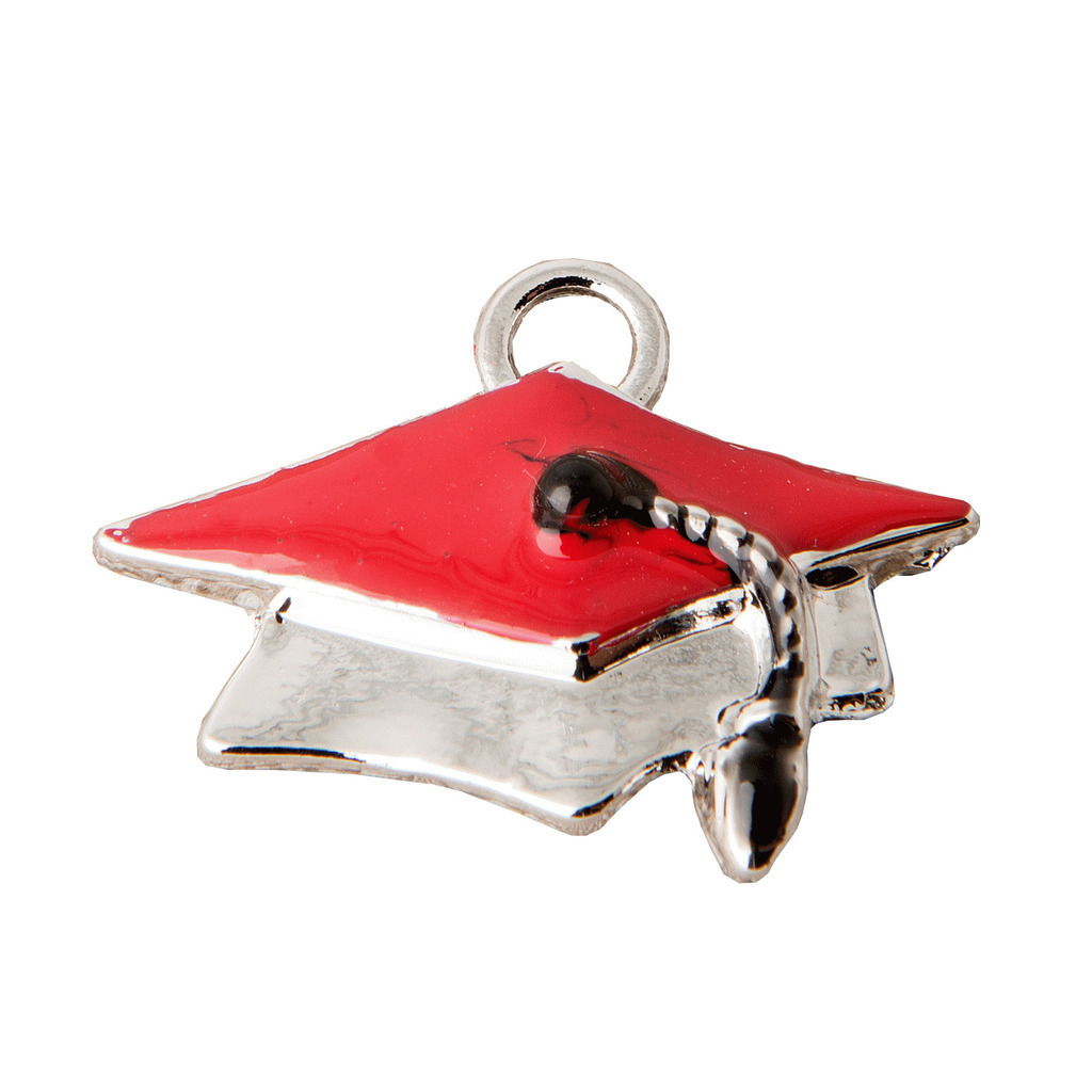 Zama tocco laurea rosso cm. 2,5x2 - 11947 - 11947