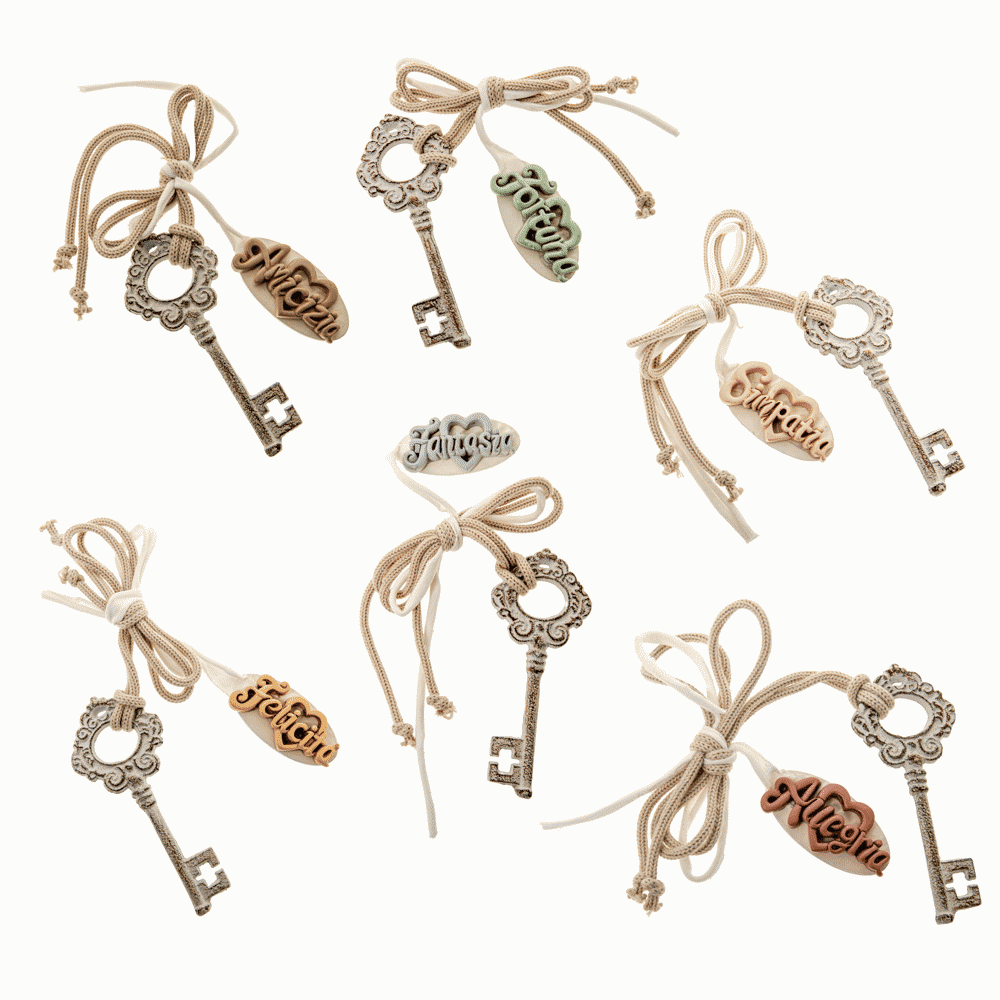 Key del cuore cm. 13 s/6 - 12a100