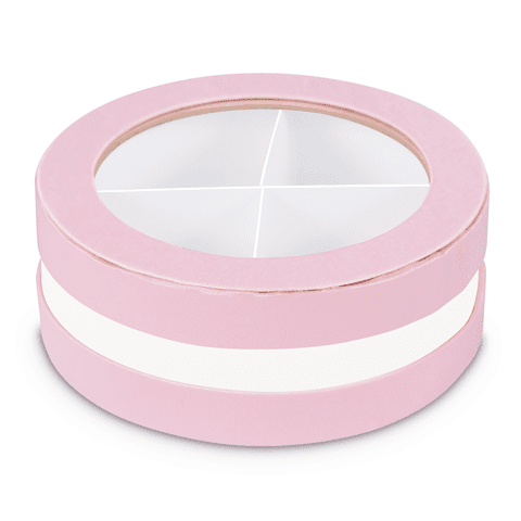 Invito box dm. 10 h. 4 rosa - as025