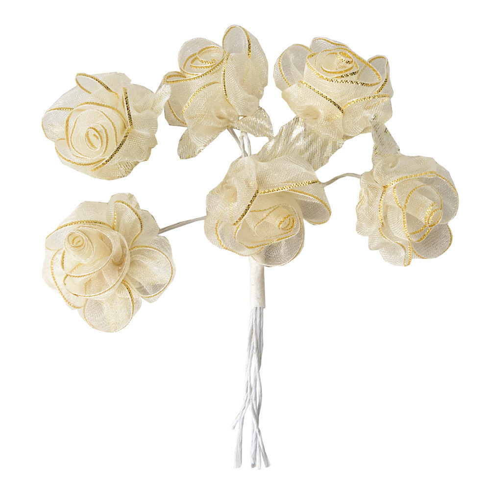 Sposa fiore singolo oro cm 4 - b0480oro - b0480oro