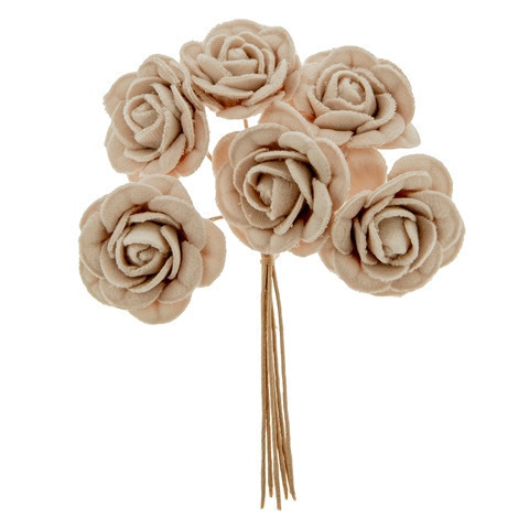 Soffi fiore singolo rosa cm. 4 - b0729rosa - b0729rosa