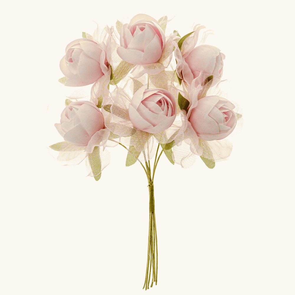 Leggero fiore cm. 4 rosa - b0751rosa Leggero fiore cm. 4 rosa - b0751rosa