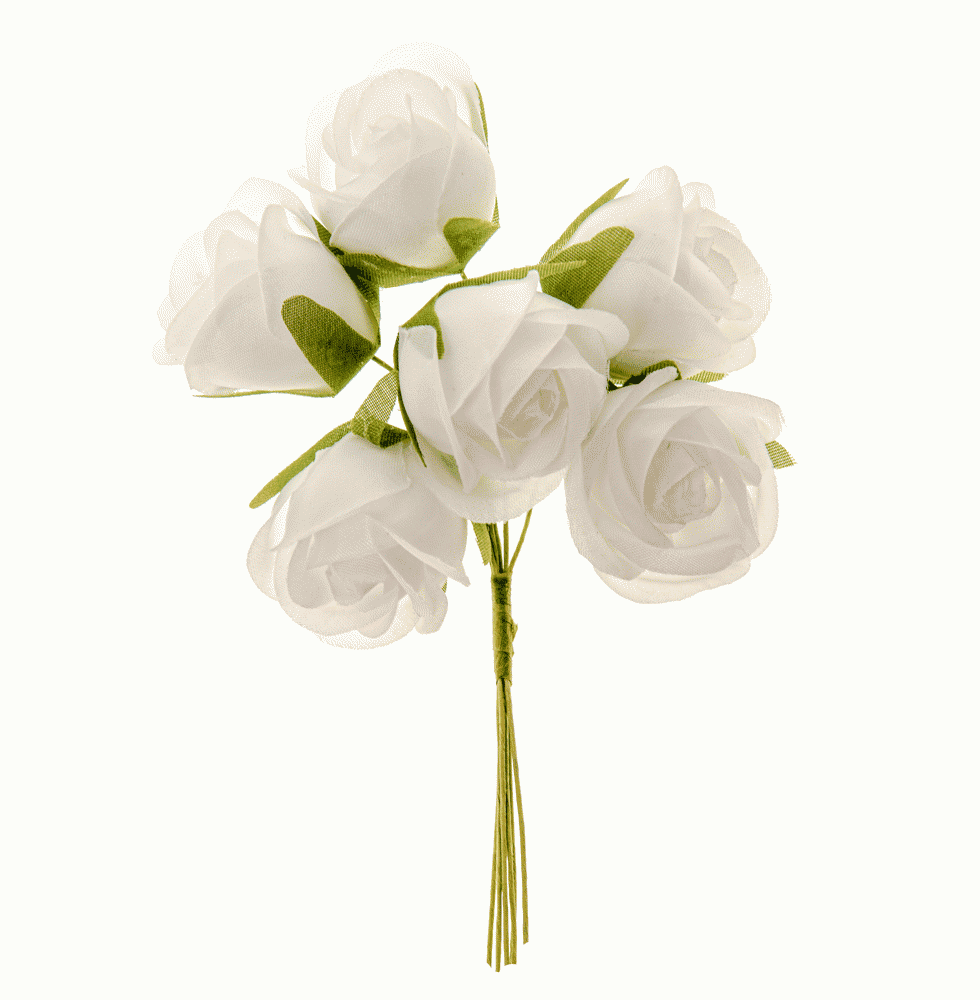 Giselle fiore cm. 3,5 bianco - b0753bian Giselle fiore cm. 3,5 bianco - b0753bian