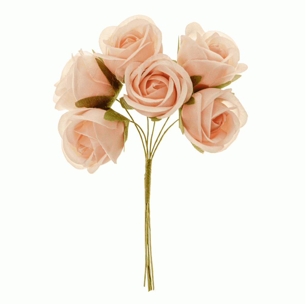 Giselle fiore cm. 3,5 pesca - b0753pesc Giselle fiore cm. 3,5 pesca - b0753pesc