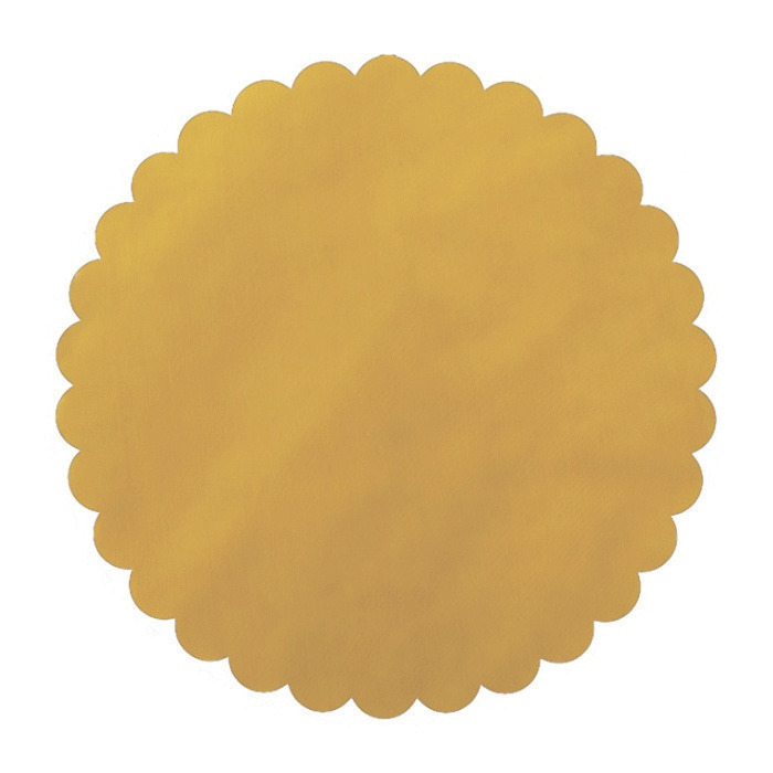 Velo fiore diametro 24 cm. Oro - c0124 - c0124