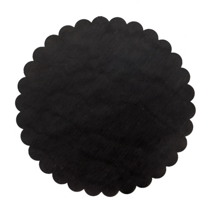 Velo fiore diametro 24 nero - c0145 - c0145