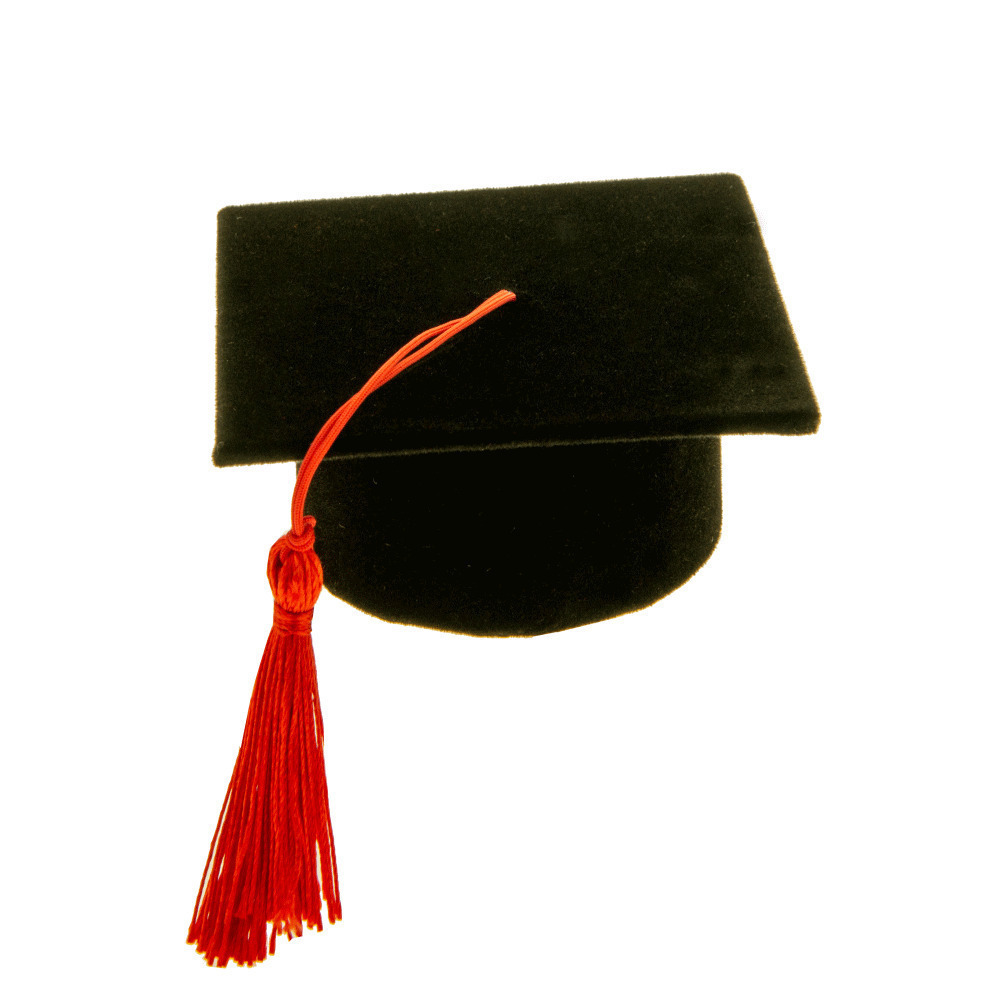 Laurea box tocco nero cm 7,5x7,5 - c0377 - c0377