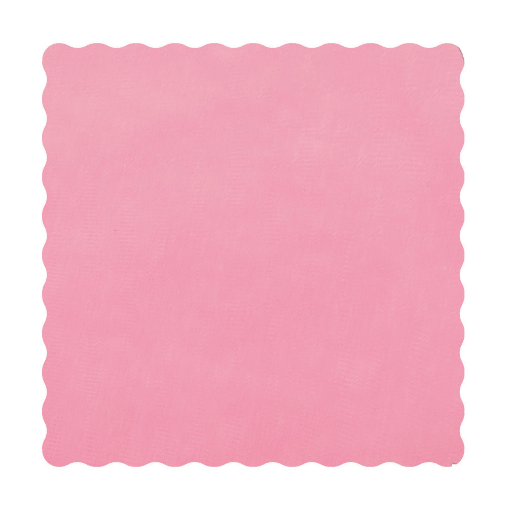 Velo onda quadro cm 24x24 rosa - c0382 - c0382