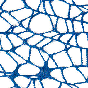 Fogli di rete spider apprettati xl – cm 25x25 blu - c1196