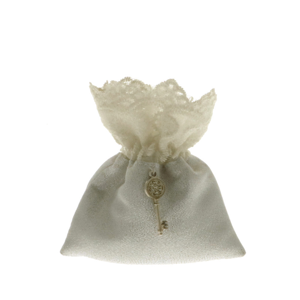 Strass bag cm 10x12 silver - c2122 - c2122