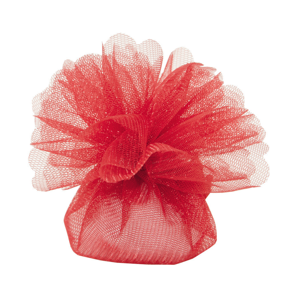 Colore bag 2 veli diametro 25 rosso - c2214 - c2214