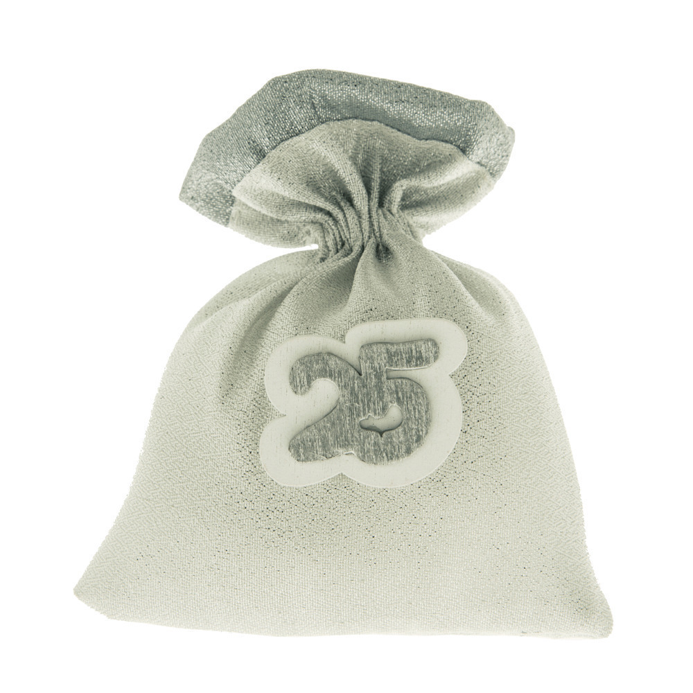 Tea bag cm. 10x12 silver - c2331 - c2331