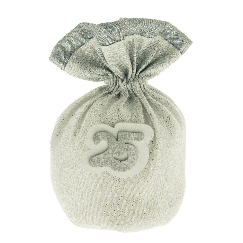 Tea bag palla cm. 10 silver - c2332 - c2332