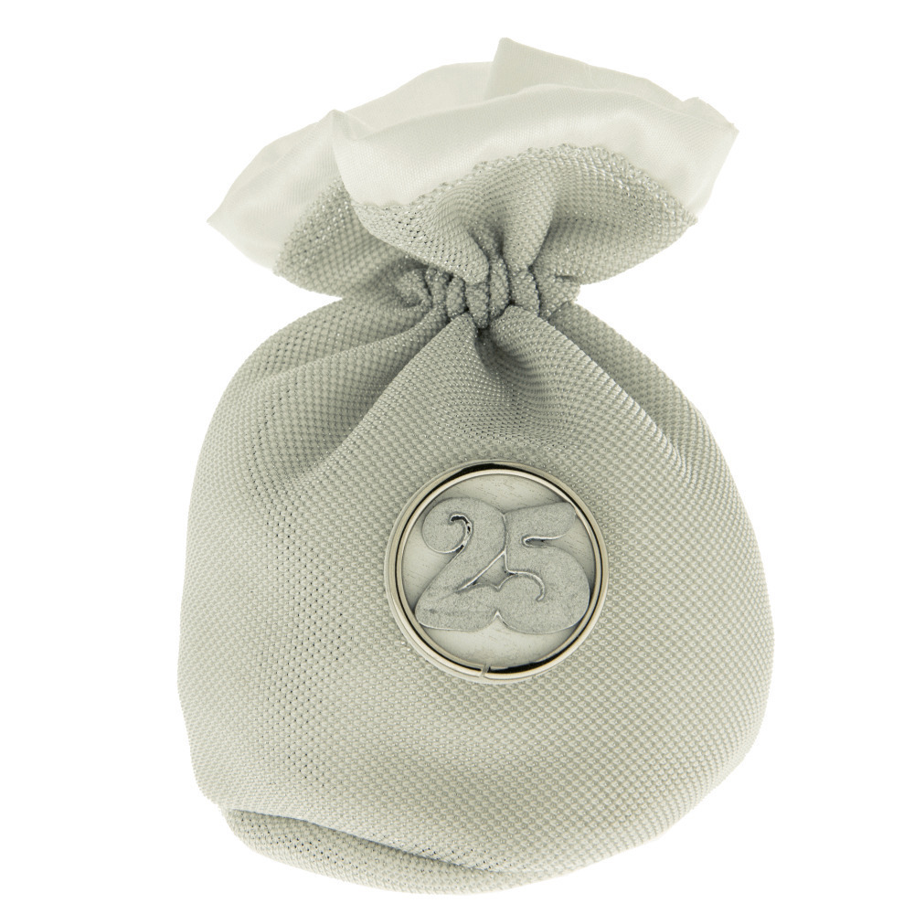 Sveva bag palla cm 10 silver - c2336