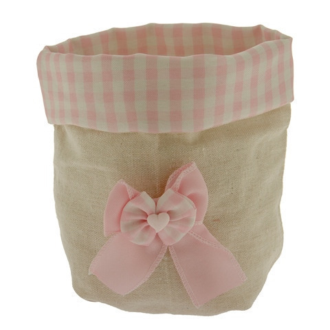 Rustic baby bag maxi cm12 h14 rosa - c2475 - c2475