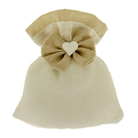 Floc bag cm. 10x12 tortora - c2535 - c2535