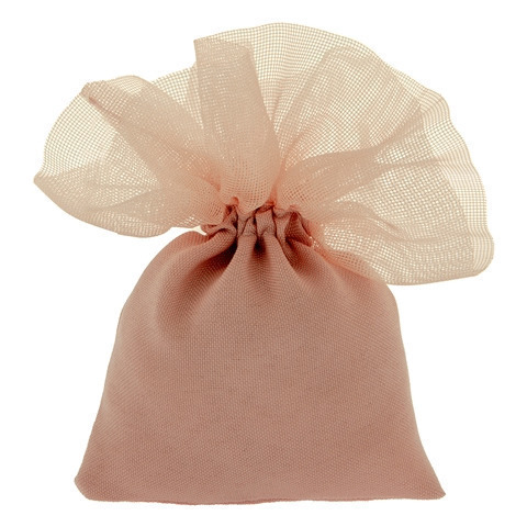 Ciuffo bag cm. 10x13 rosa antico - c2577 - c2577