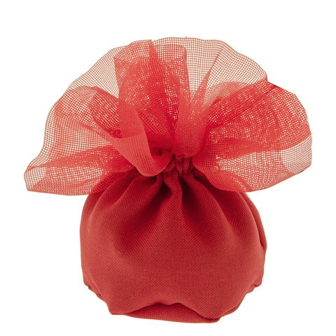 Ciuffo bag palla cm. 10 rosso - c2583 - c2583