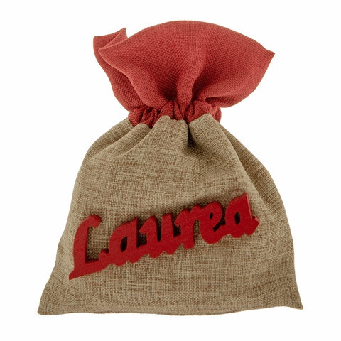 Laurea wood bag cm. 10x12 - c2593 - c2593