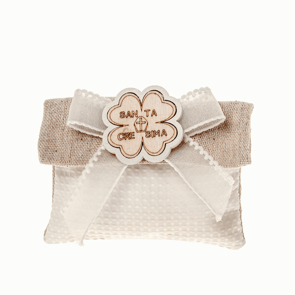 Quadrifoglio busta cm10x8 cresima - c2631 Quadrifoglio busta cm10x8 cresima - c2631