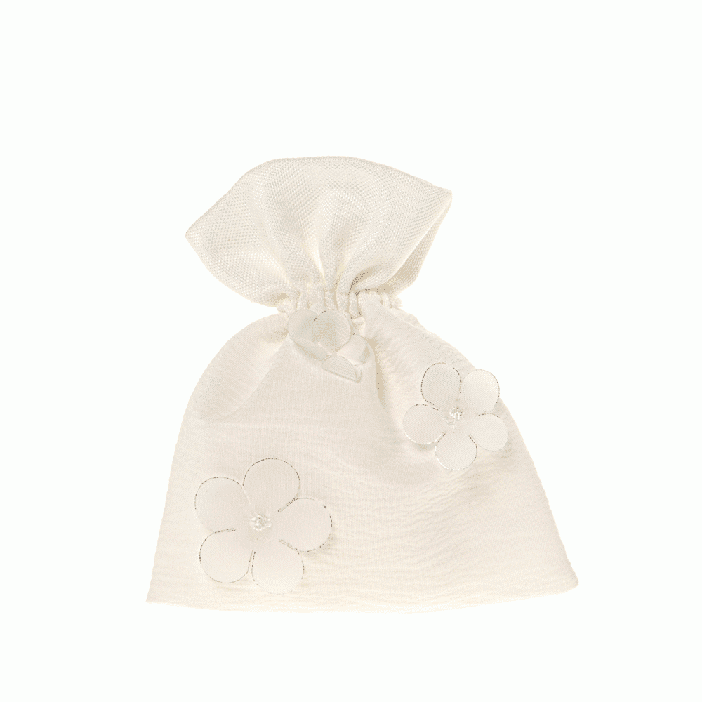 Flower bag cm. 10x12 bianco - c2673 Flower bag cm. 10x12 bianco - c2673