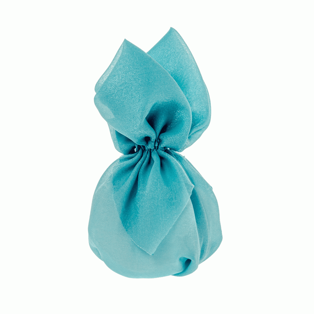 Lusso bag cm. 14 turchese - c2727