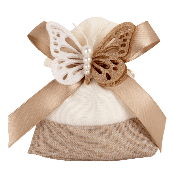 Mariposa bag tortora cm. 9x11 - c2817